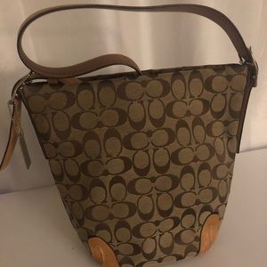 Nearly new Coach bucket bag!